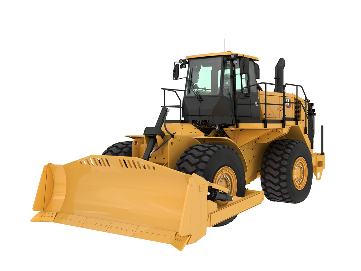 824, Колесeн булдозер, Верижни и колесни булдозери, Машини CAT, Eltrak, cat 824