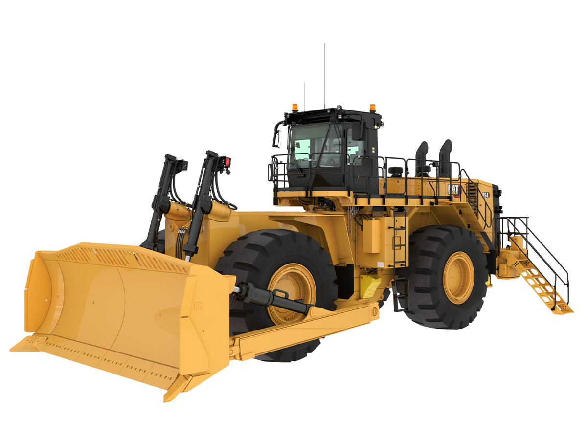 854, Колесeн булдозер, Верижни и колесни булдозери, Машини CAT, Eltrak, cat 854