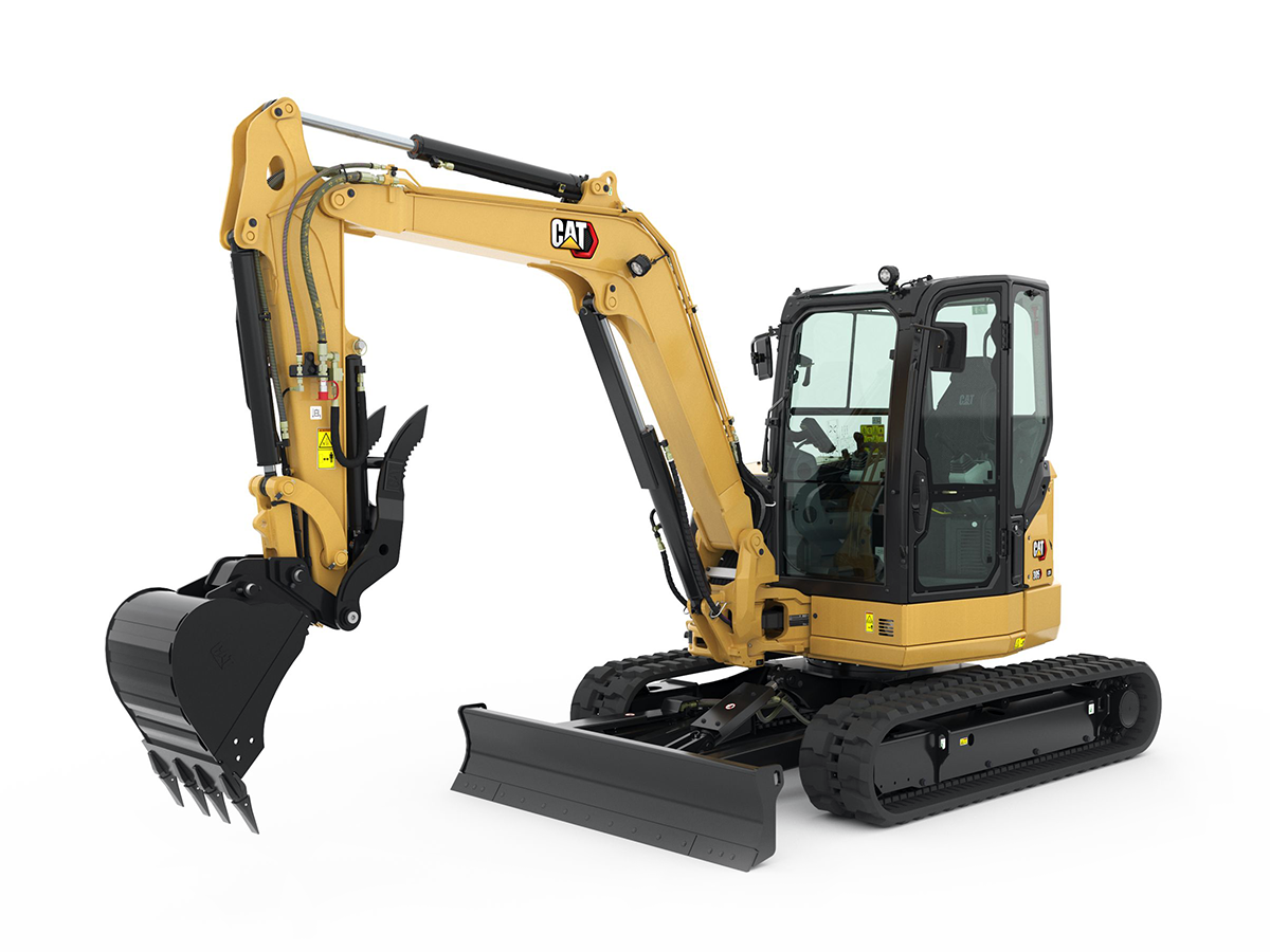 305 CR , мини багер,  Машини CAT, Eltrak, Верижни багери