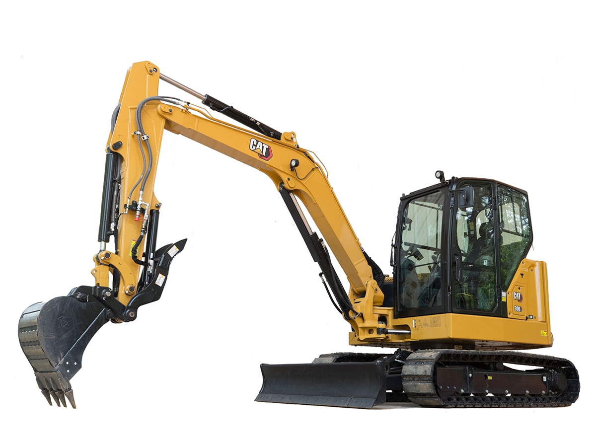 306 CR , мини багер,  Машини CAT, Eltrak, Верижни багери