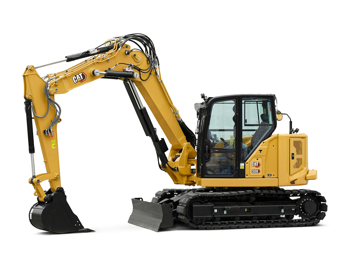 308 CR VAB , мини багер,  Машини CAT, Eltrak, Верижни багери, 309 CR VAB
