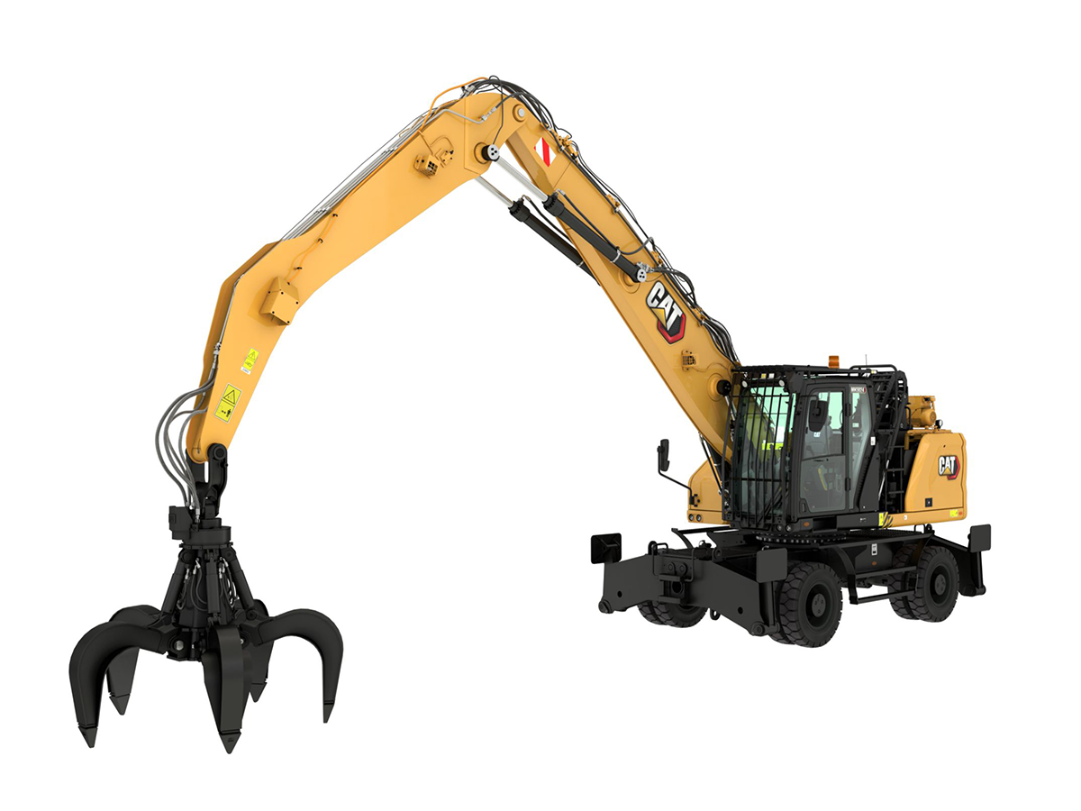 MH 3024, Багери за манипулиране на товари, Машини CAT, Eltrak, багери Caterpillar