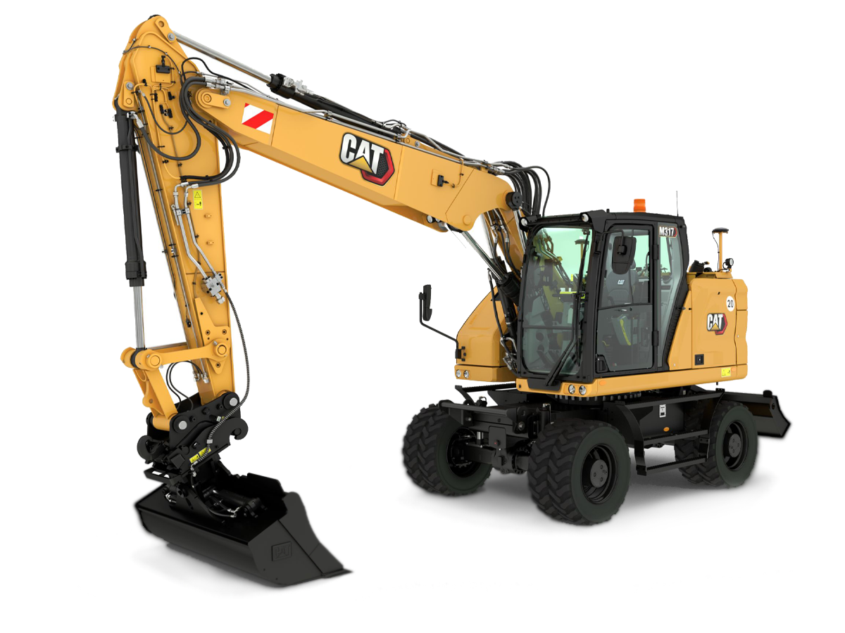 M317, Колесни багери, Машини CAT, Елтрак България, багери Caterpillar, M317 Колесен багер