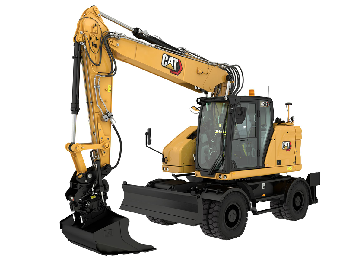 M319, Колесни багери, Машини CAT, Елтрак България, багери Caterpillar, M319 Колесен багер