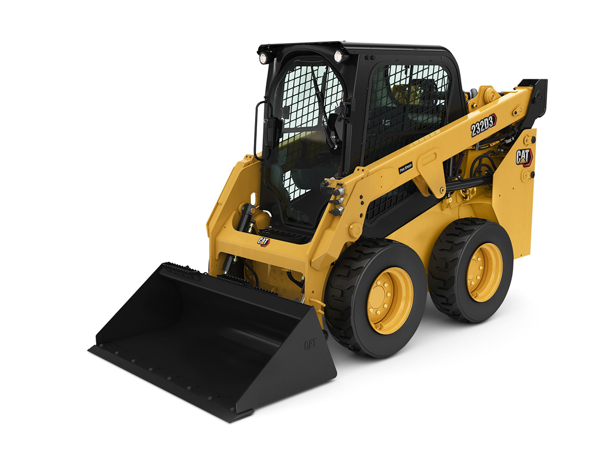 232 D3, Колесни мини товарачи, Машини CAT, Eltrak, товарачи Caterpillar, Елтрак България, 232 D3 Колесен мини товарач