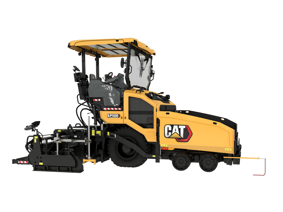 AP500, Асфалтополагач, Машини CAT, Пътностроителна техника, Елтрак България, AP500 Асфалтополагач, cat ap500