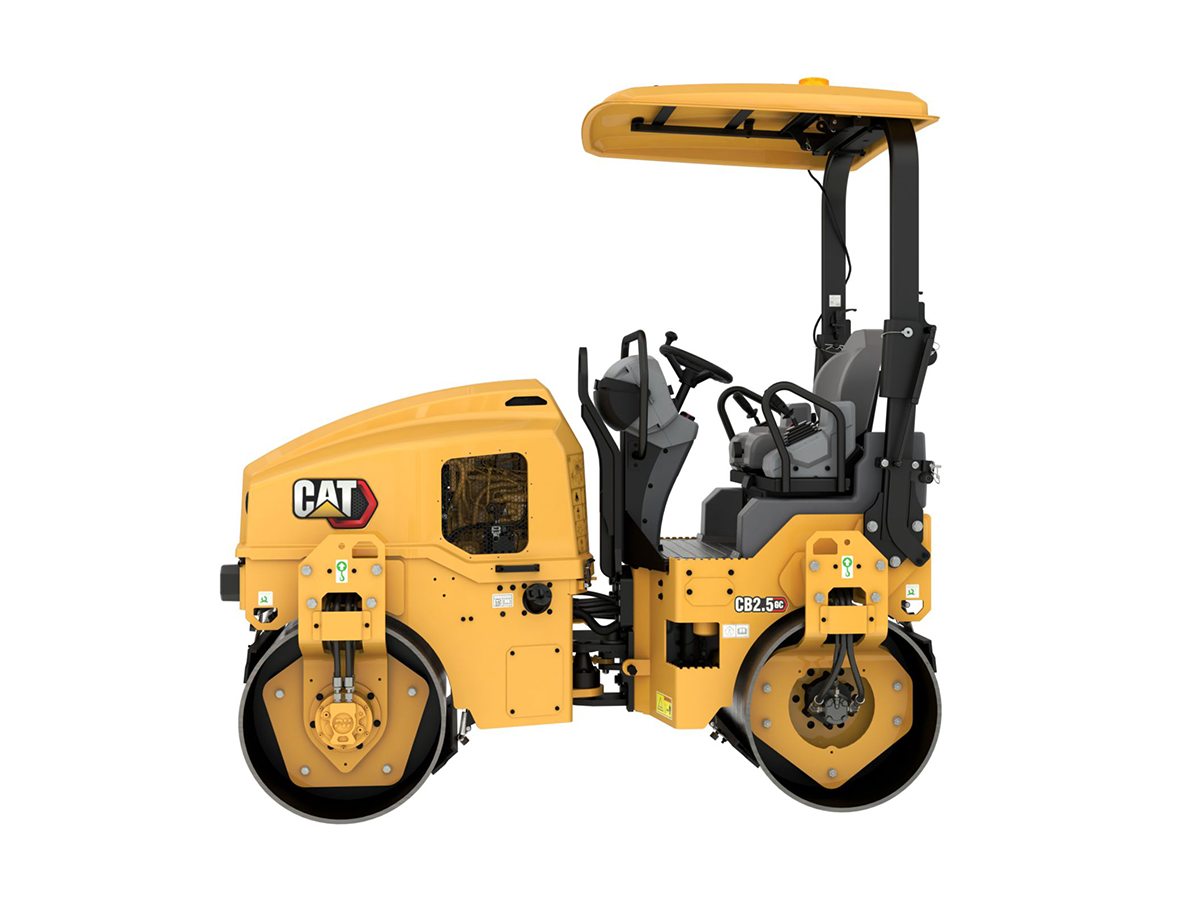 CB 2.5 GC, CB 2.5 GC Валяк за асфалт, Машини CAT, Пътностроителна техника, Елтрак България, cat cb 2.5 gc