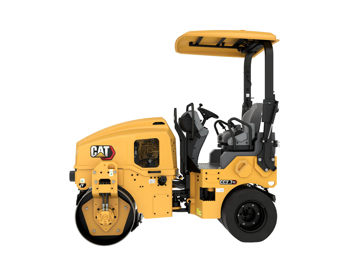 CB 2.7 GC, CB 2.7 GC Валяк за асфалт, Машини CAT, Пътностроителна техника, Елтрак България, cat cb 2.7 gc