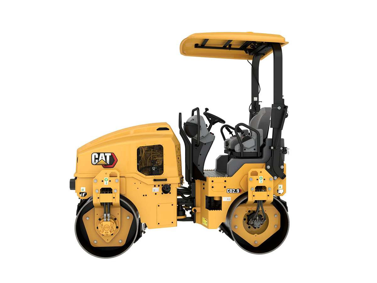 CB 2.9, CB 2.9 Валяк за асфалт, Машини CAT, Пътностроителна техника, Елтрак България, cat cb 2.9