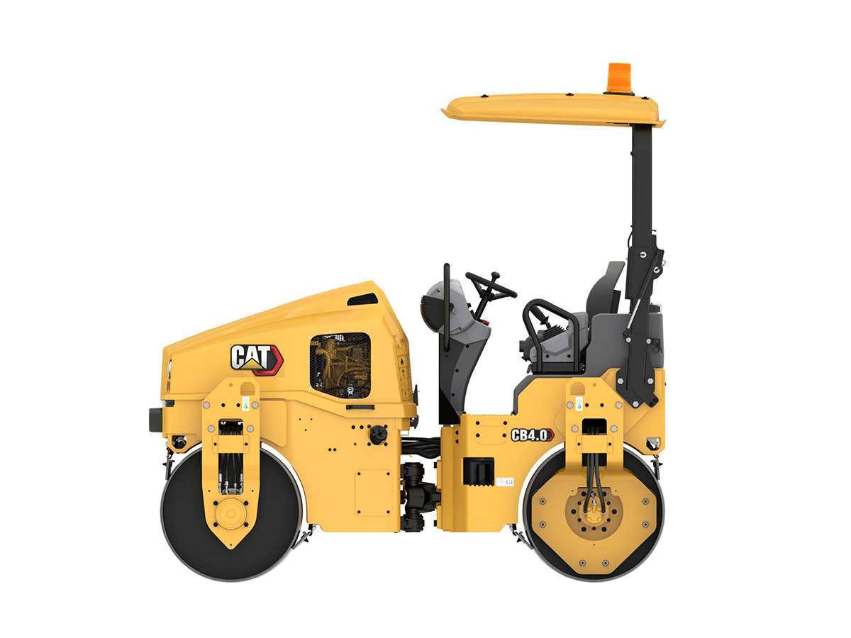 CB 4.0, CB 4.0 Валяк за асфалт, Машини CAT, Пътностроителна техника, Елтрак България, cat cb 4.0